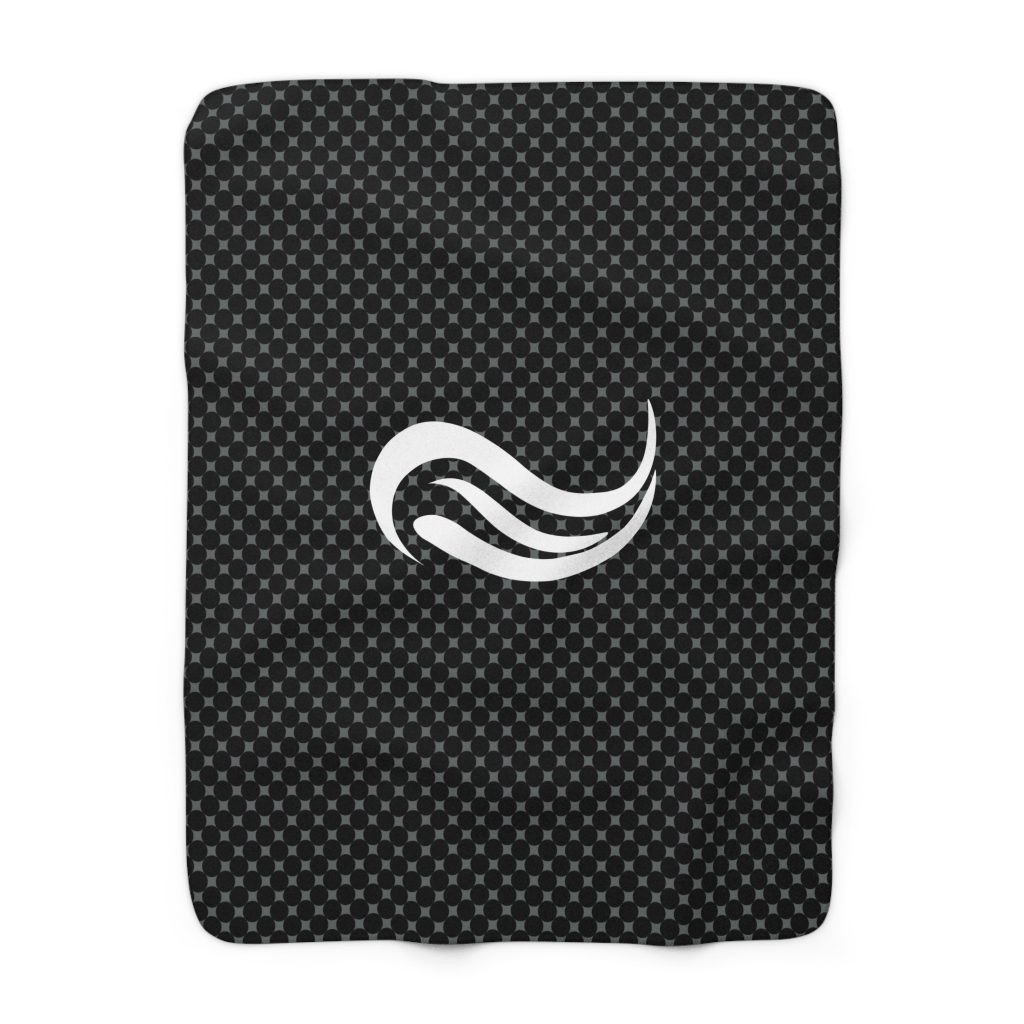 WakeForce Dark Grey Sherpa Fleece Blanket