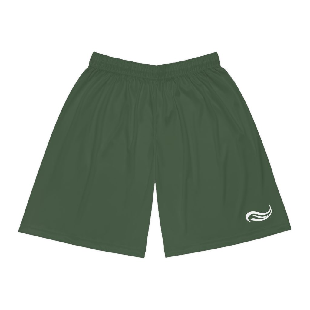 Dark Green Basketball Shorts