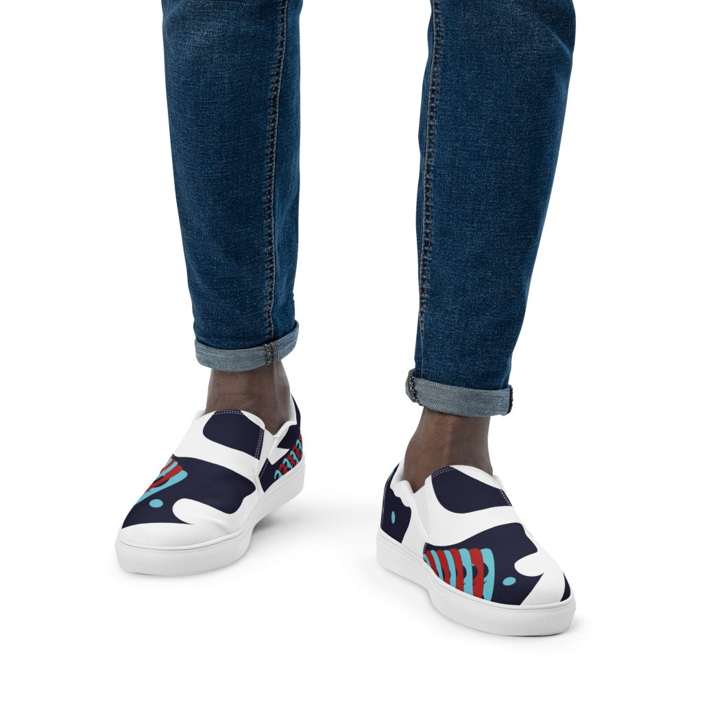 "Kinetica" Men’s Slip-On Canvas Shoes