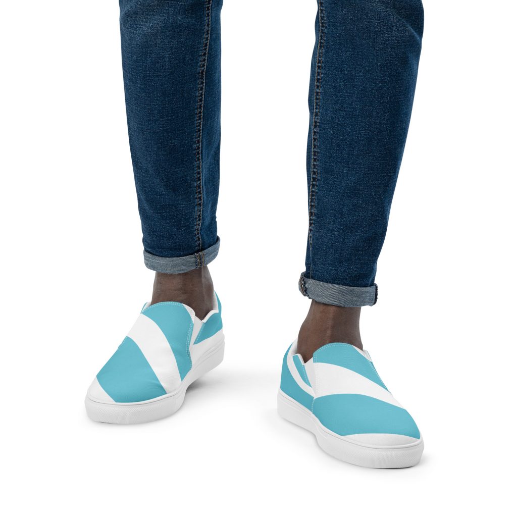 "Crystal Breeze" Men’s Slip-on Canvas Shoes