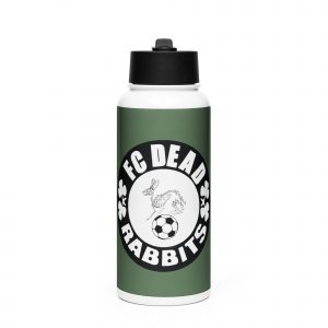 Dead Rabbits Stainless Steel Water Bottle With A Straw Lid