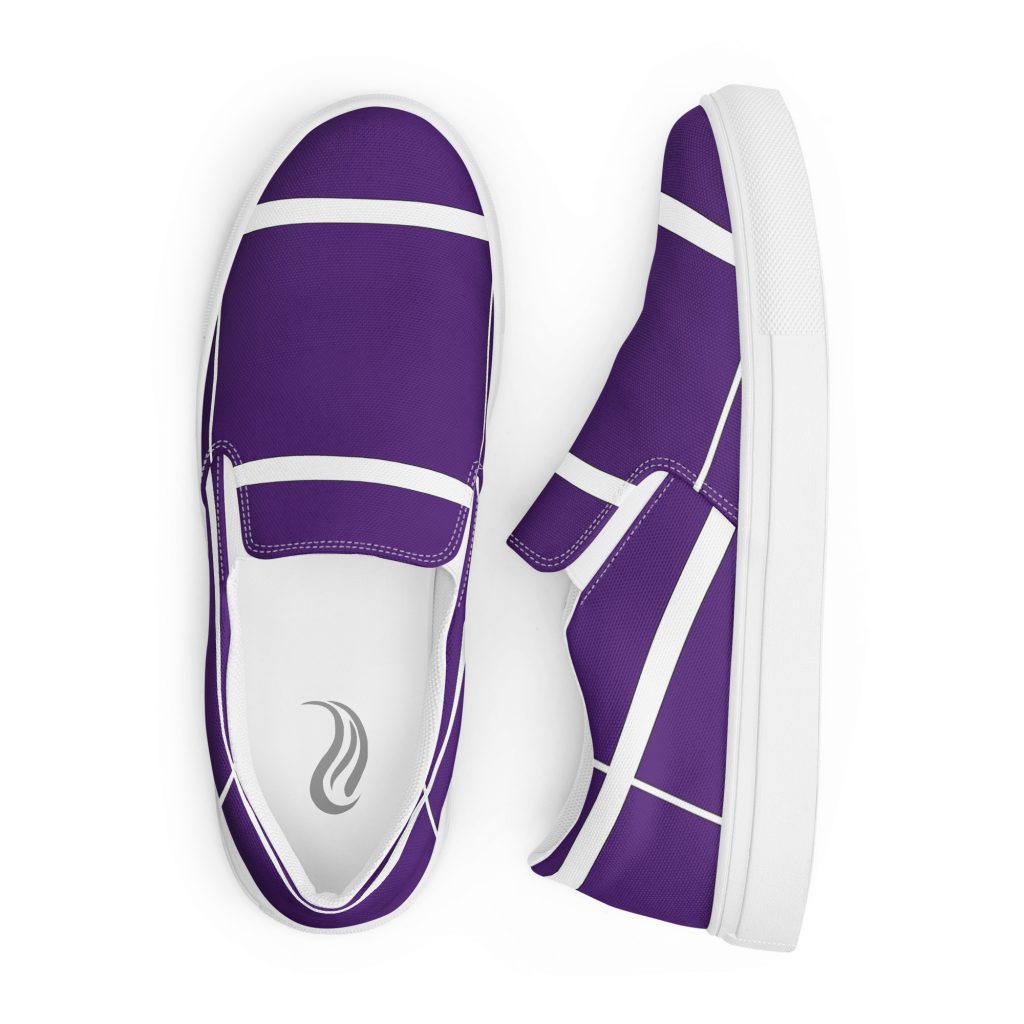 Purple Women’s Slip-On Canvas Shoes