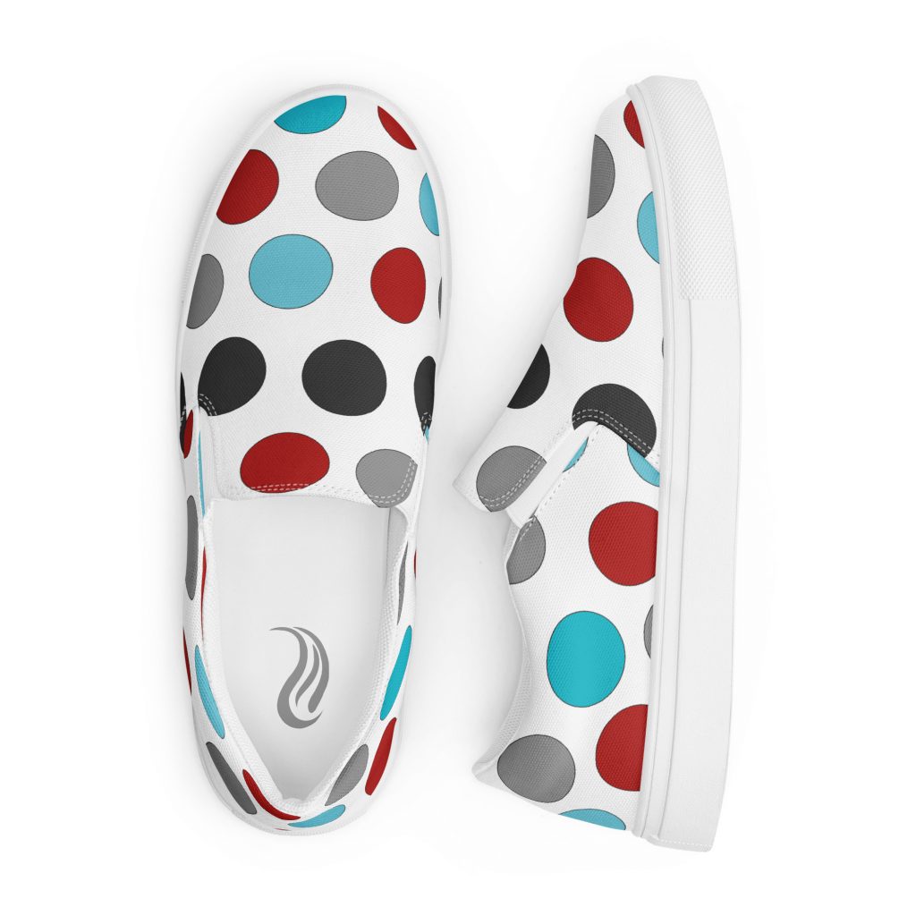 "Speckle Step" Women’s Slip-On Canvas Shoes