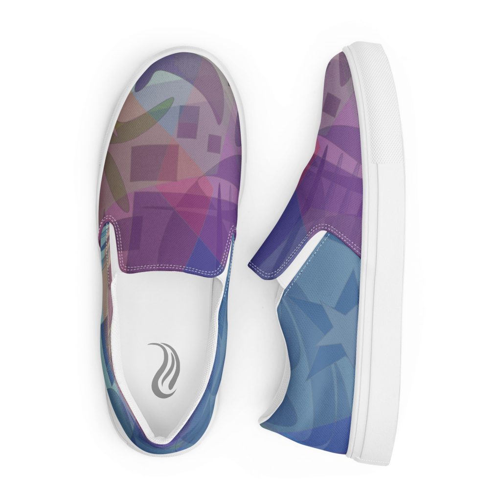 "Wild Flower" Women’s Slip-On Canvas Shoes