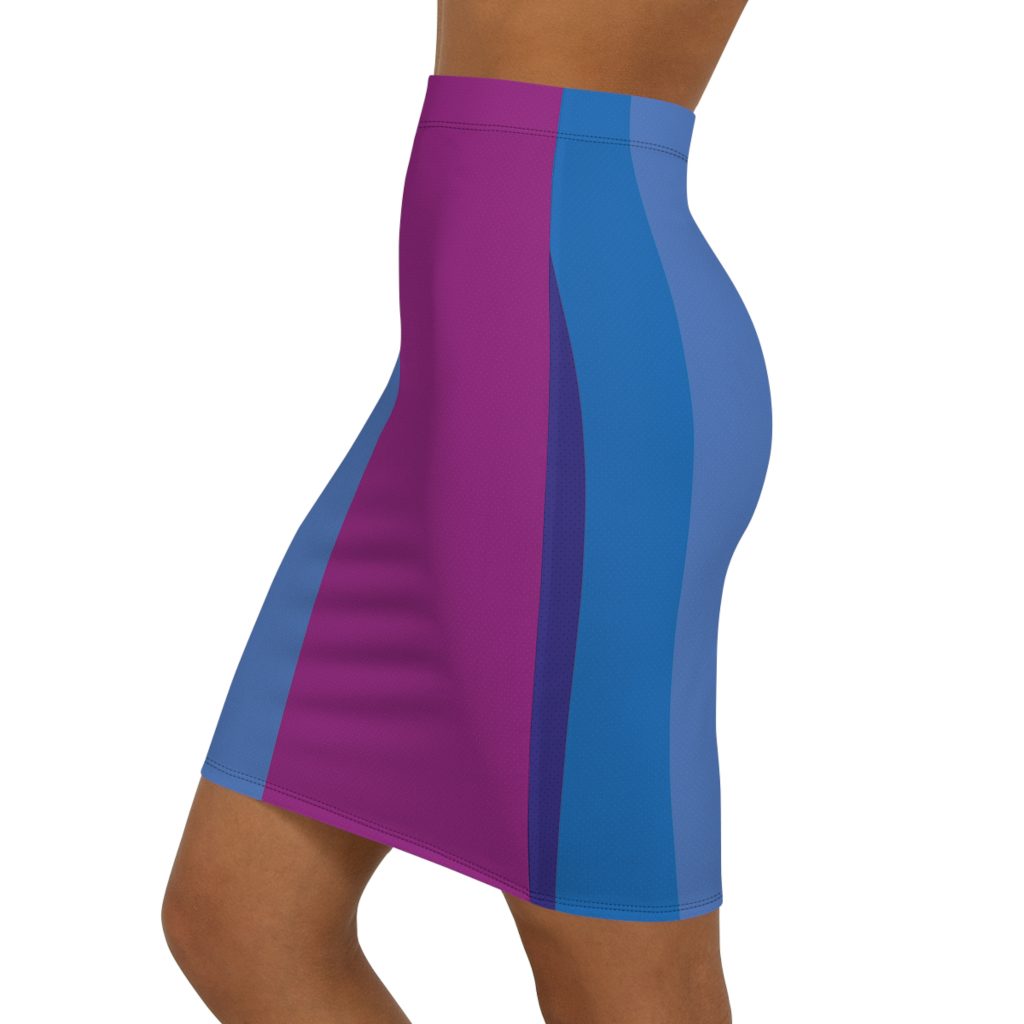 "Twilight" WakeForce Mid-Waist Pencil Skirt