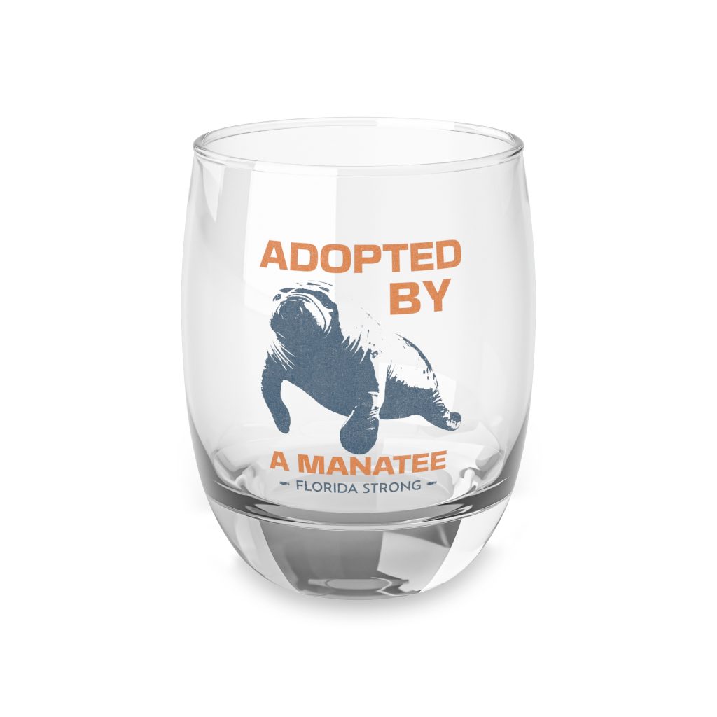Adopted By A Manatee (FLORIDA STRONG) Glass