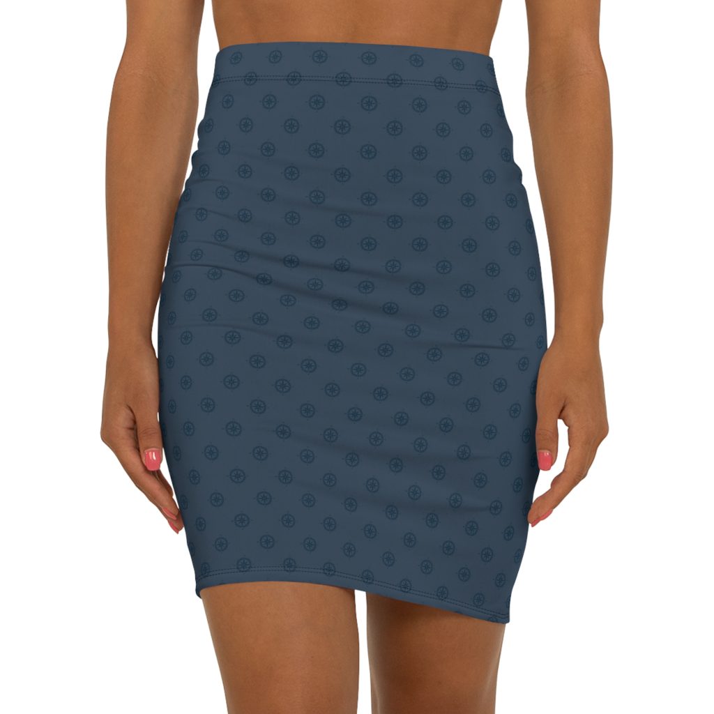 "Navy Days" WakeForce Women's Mid-Waist Pencil Skirt