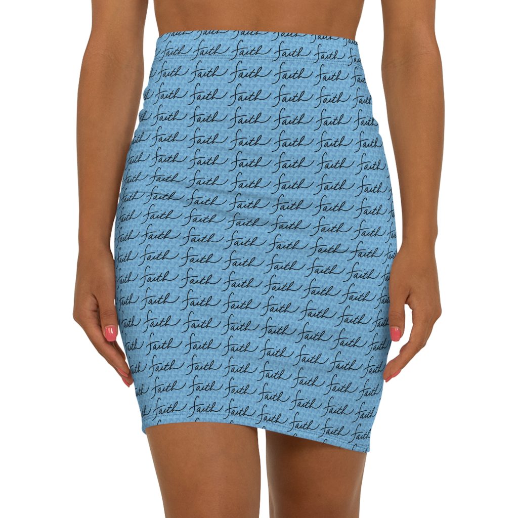 "Faith" WakeForce Women's Mid-Waist Pencil Skirt