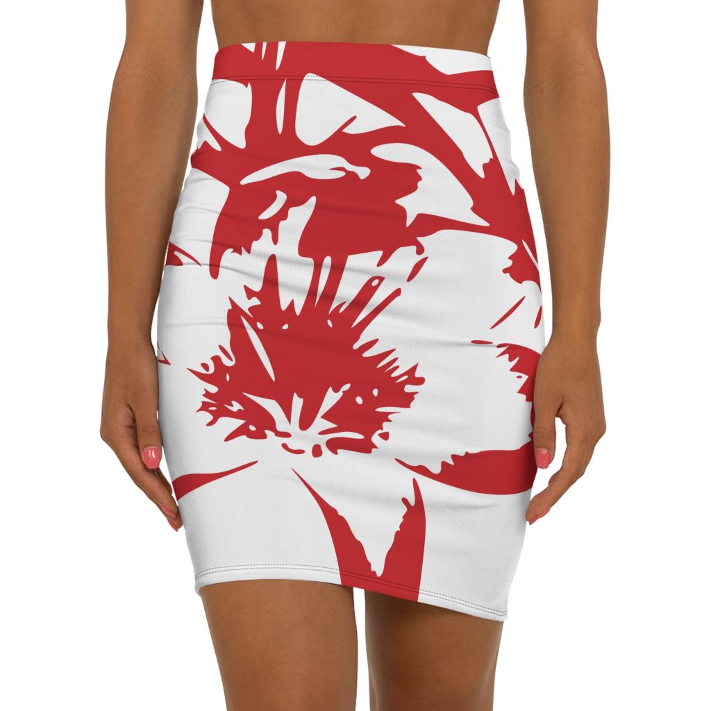 "Lily Bloom" WakeForce Women's Mid-Waist Pencil Skirt