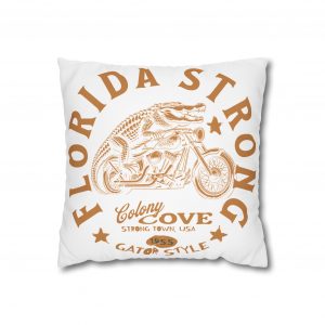 Florida Strong - Colony Cove, Square Poly Canvas Pillowcase