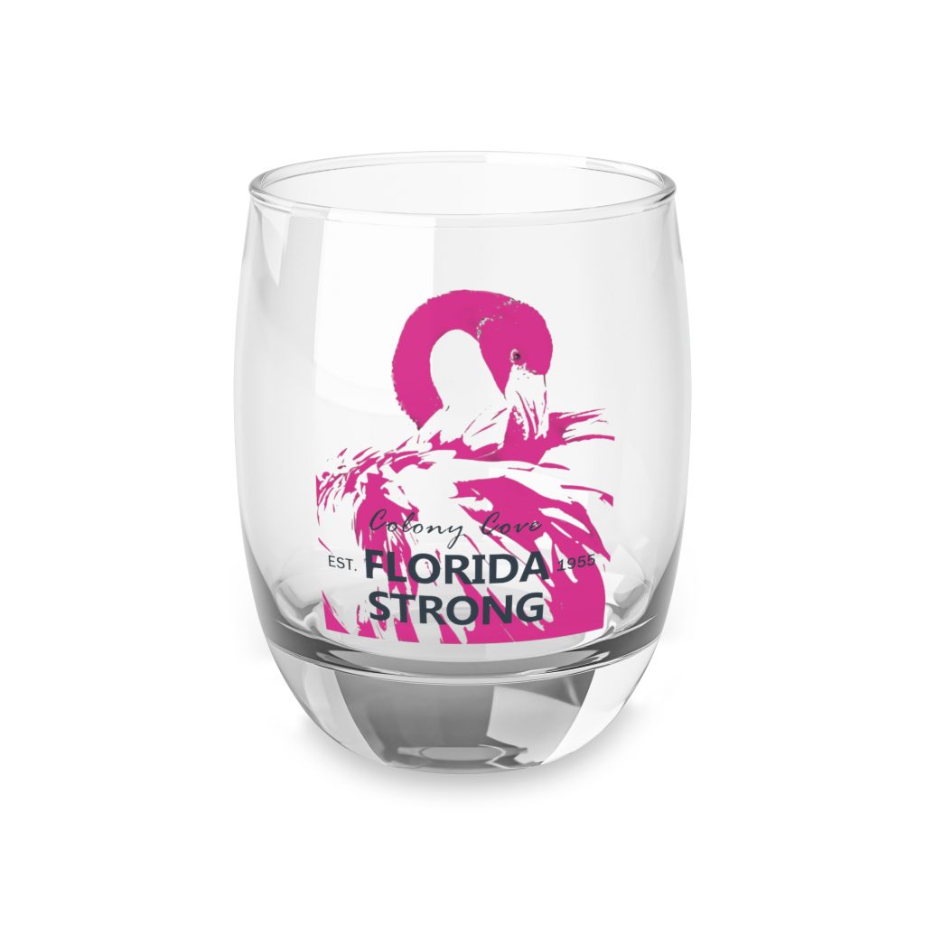 Flamingo Colony Cove Wine Glass