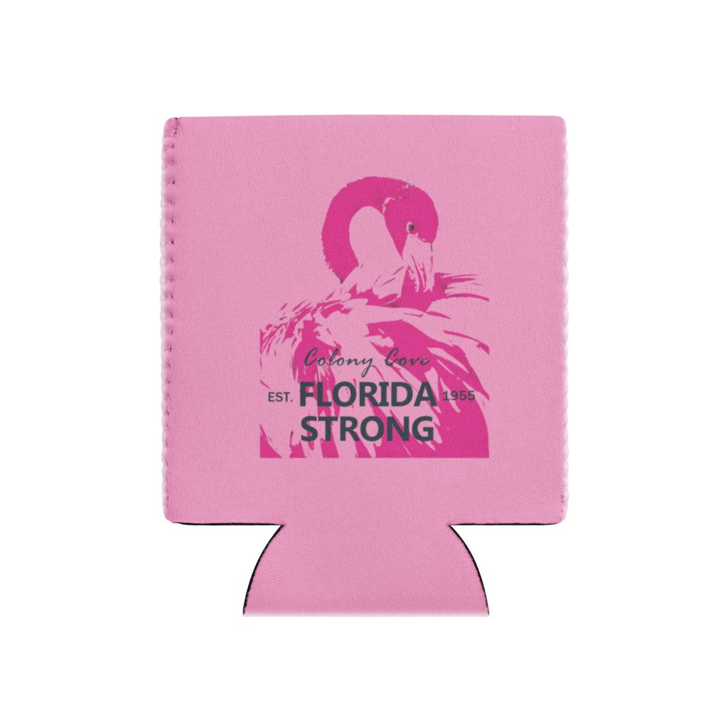 Flamingo Can Koozie