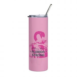 Flamingo Colony Cove Stainless Steel Tumbler