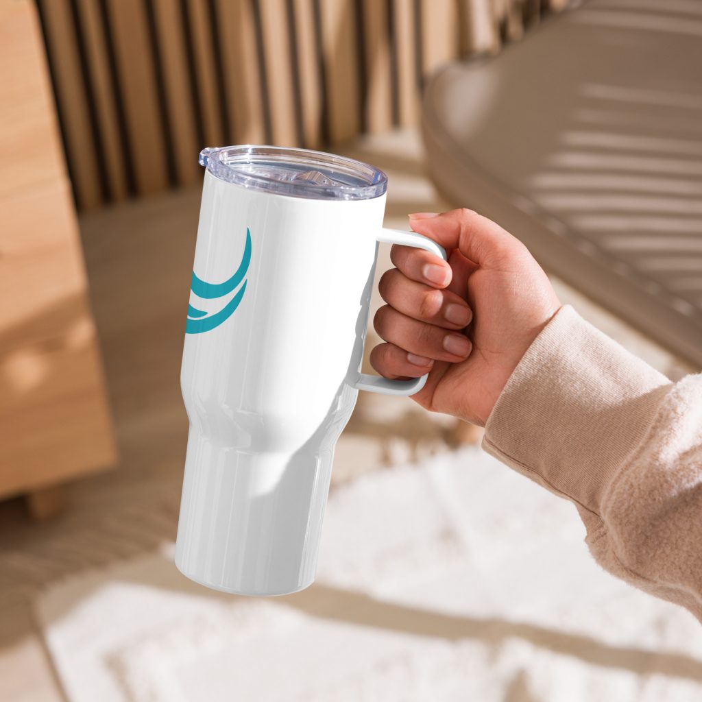 WakeForce Travel Mug With a Handle
