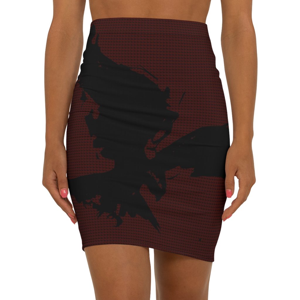 "Phoenix Rising" WakeForce Women's Mid-Waist Pencil Skirt