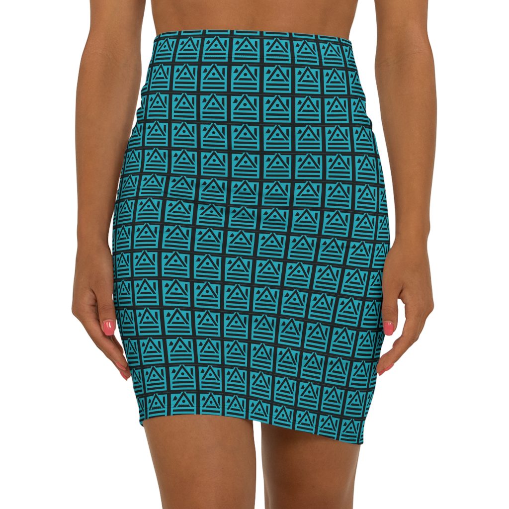 "Prism" WakeForce Women's Mid-Waist Pencil Skirt